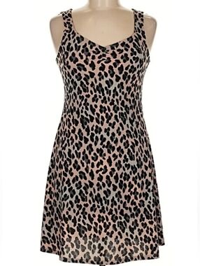 WallFlower NWT Sleeveless Leopard Print A-Line Dress